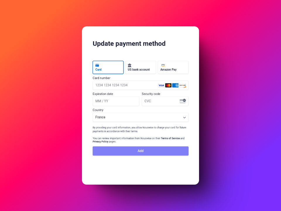 API Access Page